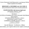 Filippo Ravizza, “Nel tremore degli anni”, presentazione di Giuliana Nuvoli, con Ivan Fedeli, Gian Marco Gaspari, introduce Angelo Stella, 10 novembre 2021, ore 18, Casa del Manzoni, Milano.